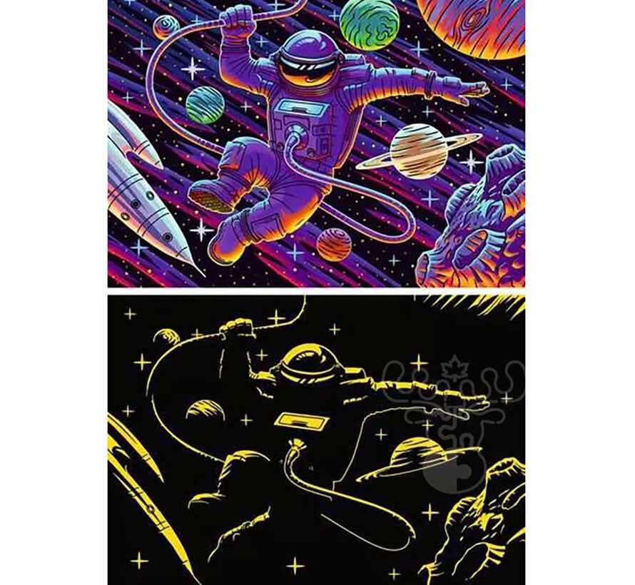 Ravensburger Outer Space Adventure Glow in the Dark Puzzle 200pcs XXL