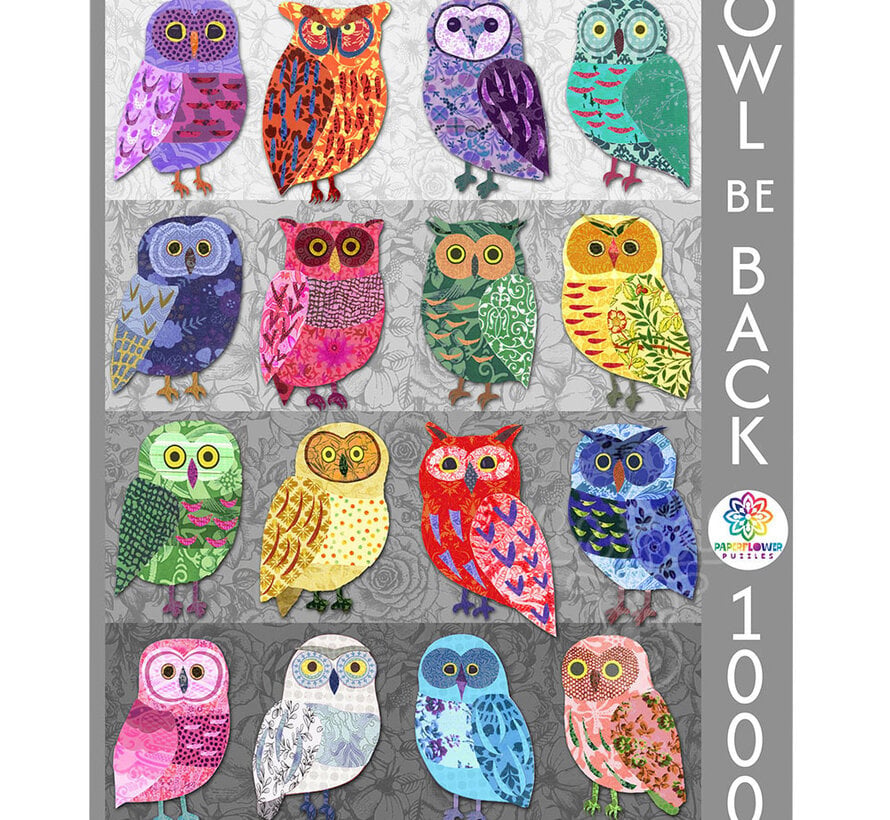 Paperflower Owl Be Back Puzzle 1000pcs