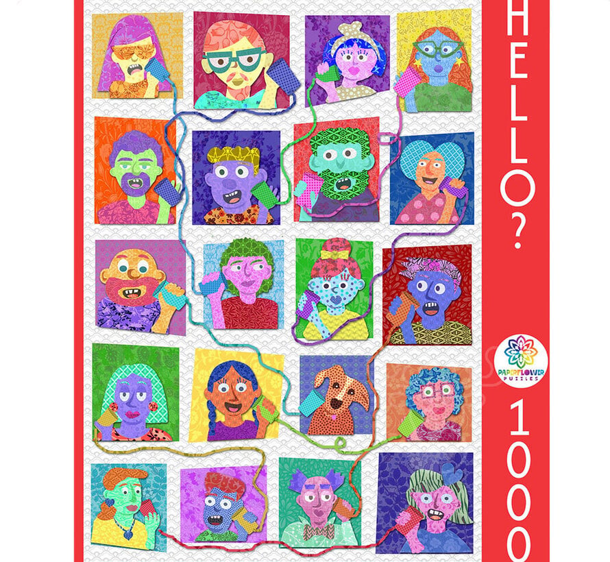 Paperflower Hello? Puzzle 1000pcs