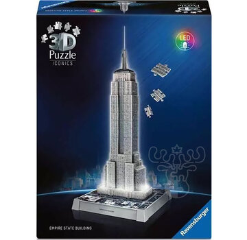 Ravensburger Ravensburger Iconics 3D Empire State Building at Night Puzzle 216pcs