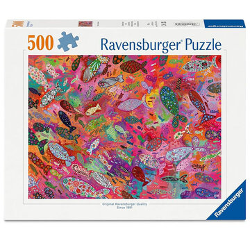 Ravensburger Ravensburger Fish in Fuchsia 500pcs