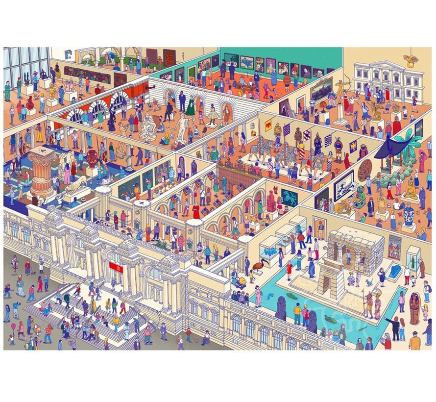 Laurence King The World of the Museum: An Art Lover's Puzzle 1000pcs