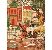 La Pauz La Pauz Witch Christmas Hamlet Puzzle 280pcs