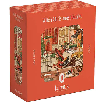 La Pauz La Pauz Witch Christmas Hamlet Puzzle 280pcs