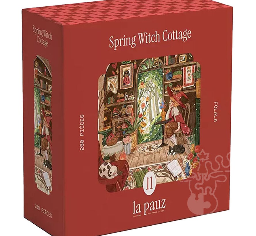 La Pauz Spring Witch Cottage Puzzle 280pcs
