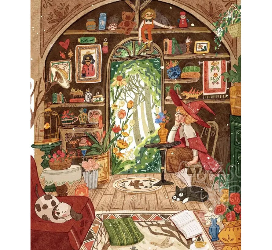 La Pauz Spring Witch Cottage Puzzle 280pcs