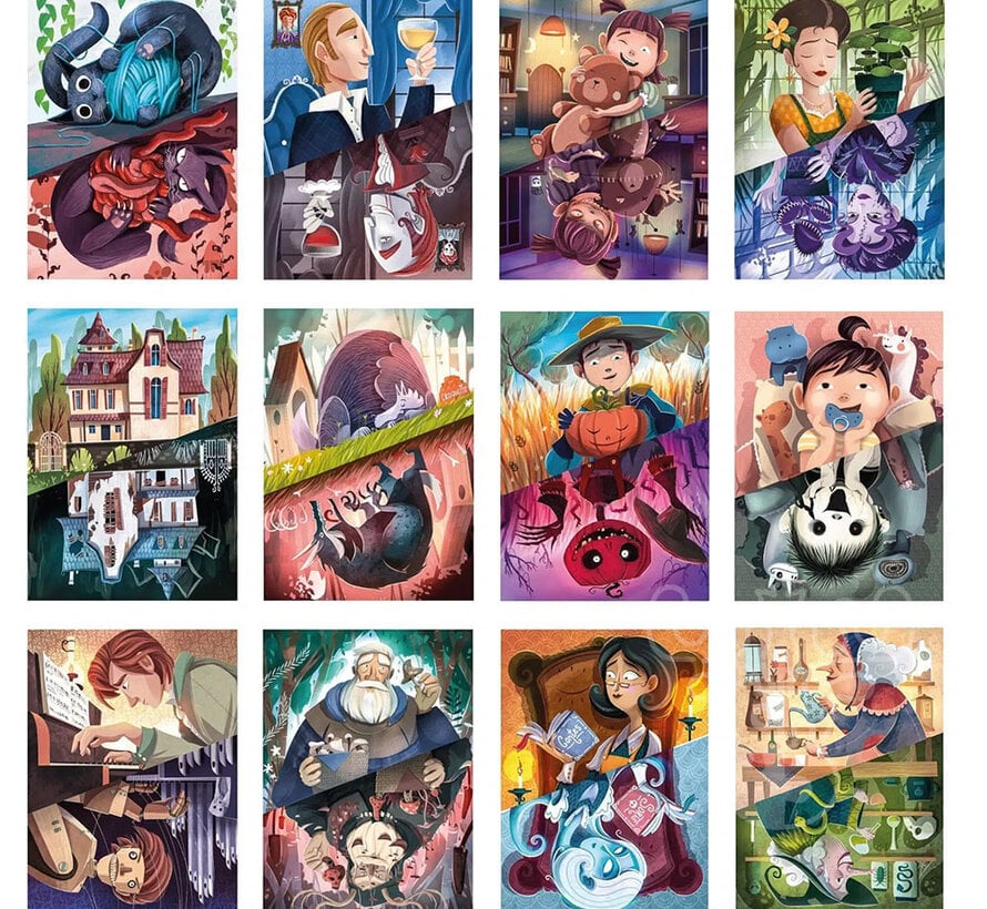 Trevell Halloween n°2 Mini Puzzle 12 x 99pcs