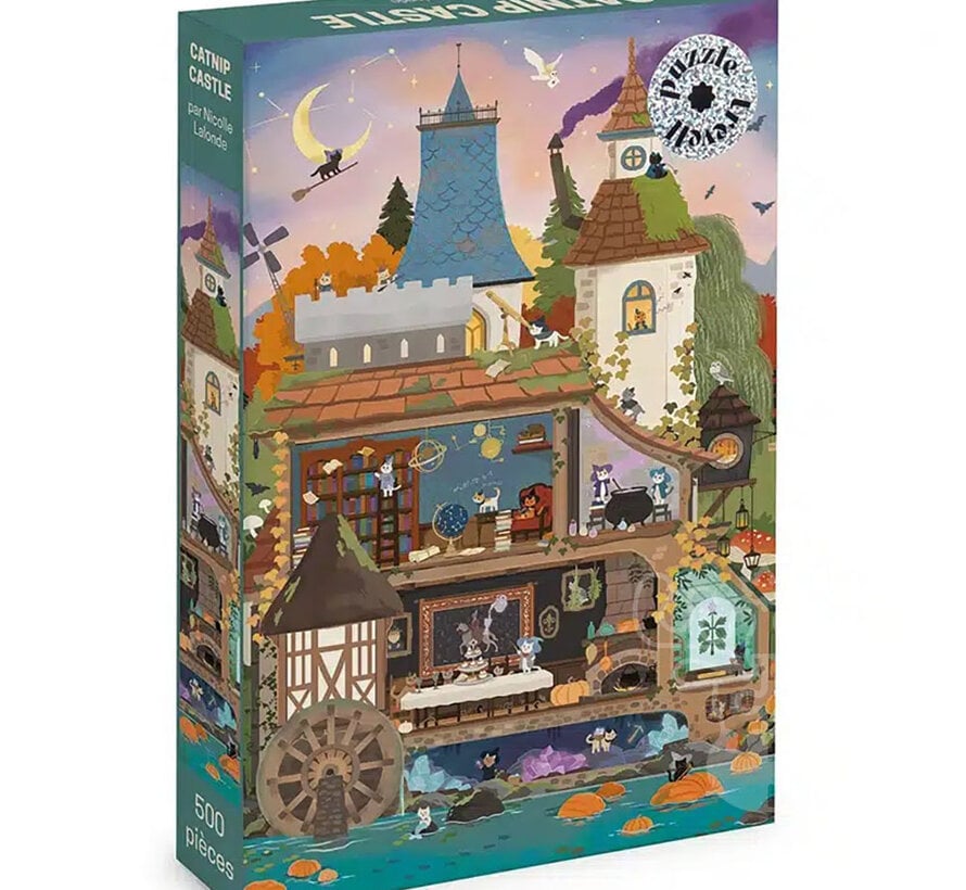 Trevell Catnip Castle Puzzle 500pcs