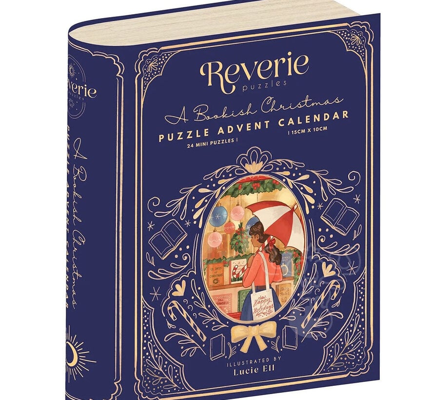 Reverie A Bookish Christmas Advent Calendar 2026 Puzzle 24 X 99pcs CANADA ONLY