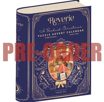 Reverie Puzzles PRE-ORDER Reverie A Bookish Christmas Advent Calendar 2026 Puzzle 24 X 99pcs CANADA ONLY
