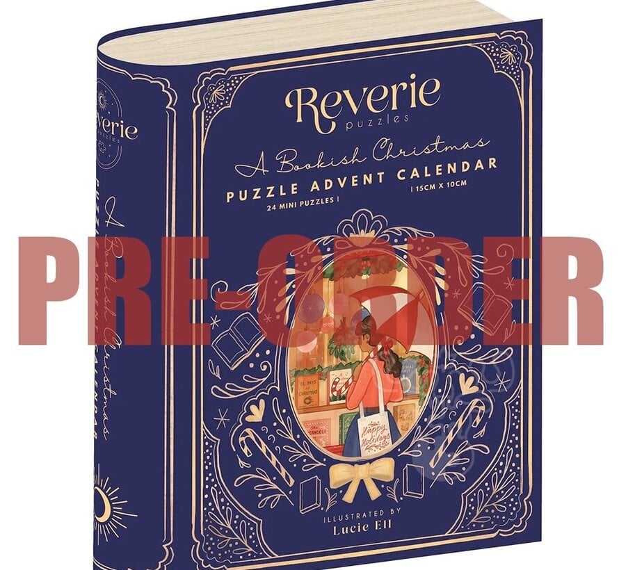 PRE-ORDER Reverie A Bookish Christmas Advent Calendar 2026 Puzzle 24 X 99pcs CANADA ONLY