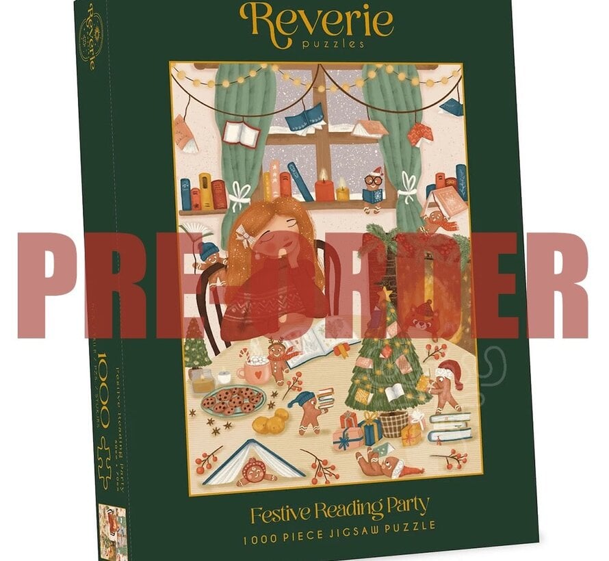 PRE-ORDER Reverie Festive Reading Party Puzzle 1000pcs CANADA ONLY