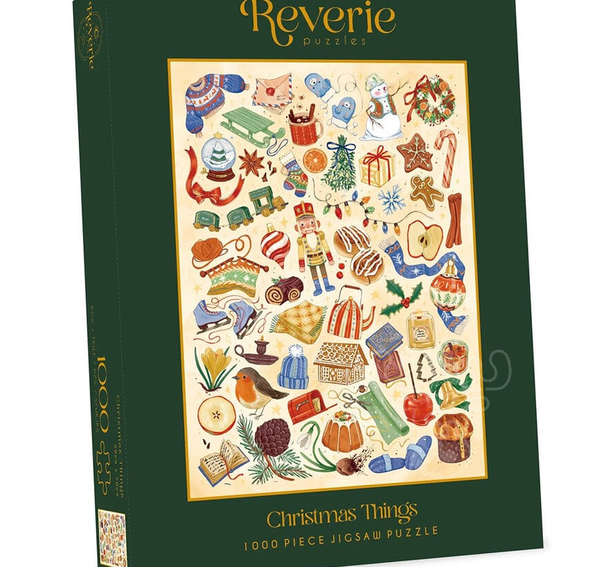 Reverie Christmas Things Puzzle 1000pcs CANADA ONLY