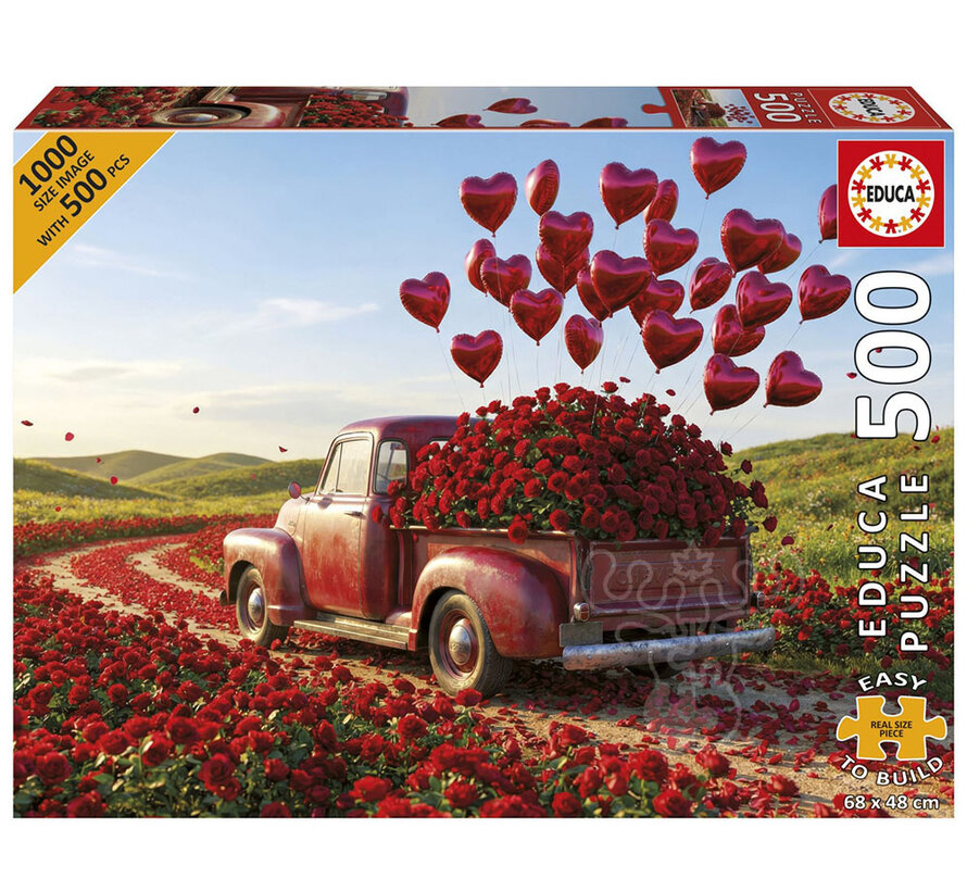 Educa Valentine’s Pickup Puzzle 500pcs Larger Pieces