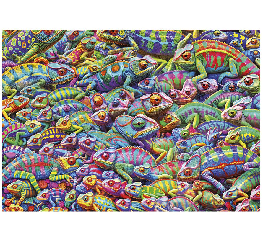 Educa Chameleon Chaos Puzzle 1000pcs