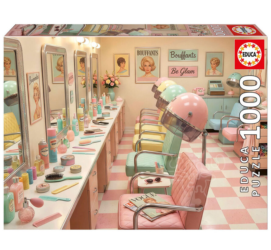 Educa Retro Glam Salon Puzzle 1000pcs