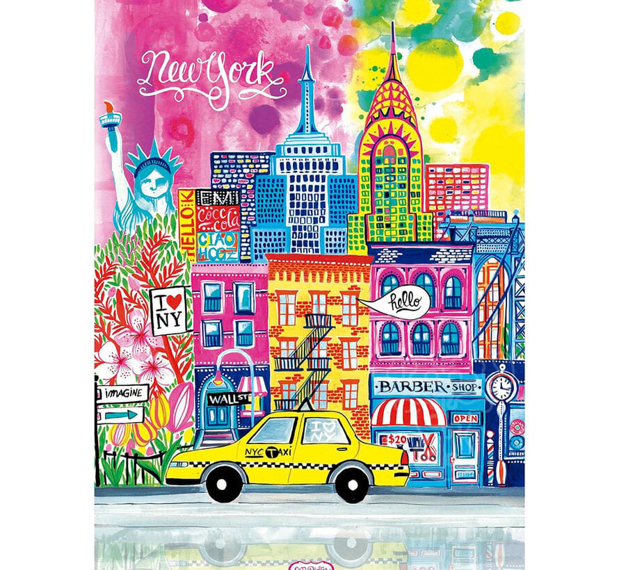 Educa New York by Car Pintos Puzzle 1000pcs