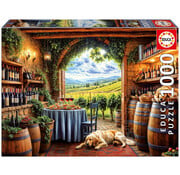 Educa Borras Educa Canes et Vinum (Dogs & Wine) Puzzle 1000pcs