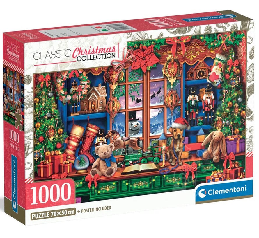 Clementoni Classic Christmas: Old Christmas Shoppe Puzzle 1000pcs