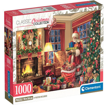 Clementoni Clementoni Classic Christmas: Santa's Visit Puzzle 1000pcs