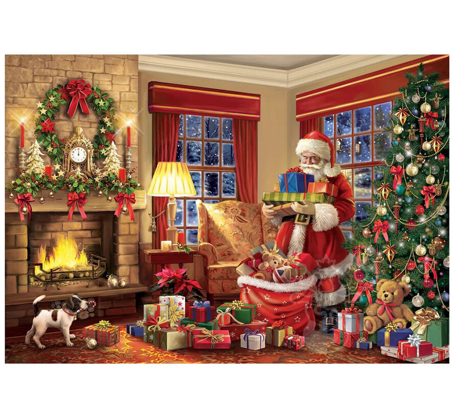 Clementoni Classic Christmas: Santa's Visit Puzzle 1000pcs