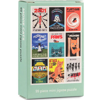 Happily Happily Movie Cats Mini Puzzle 99pcs