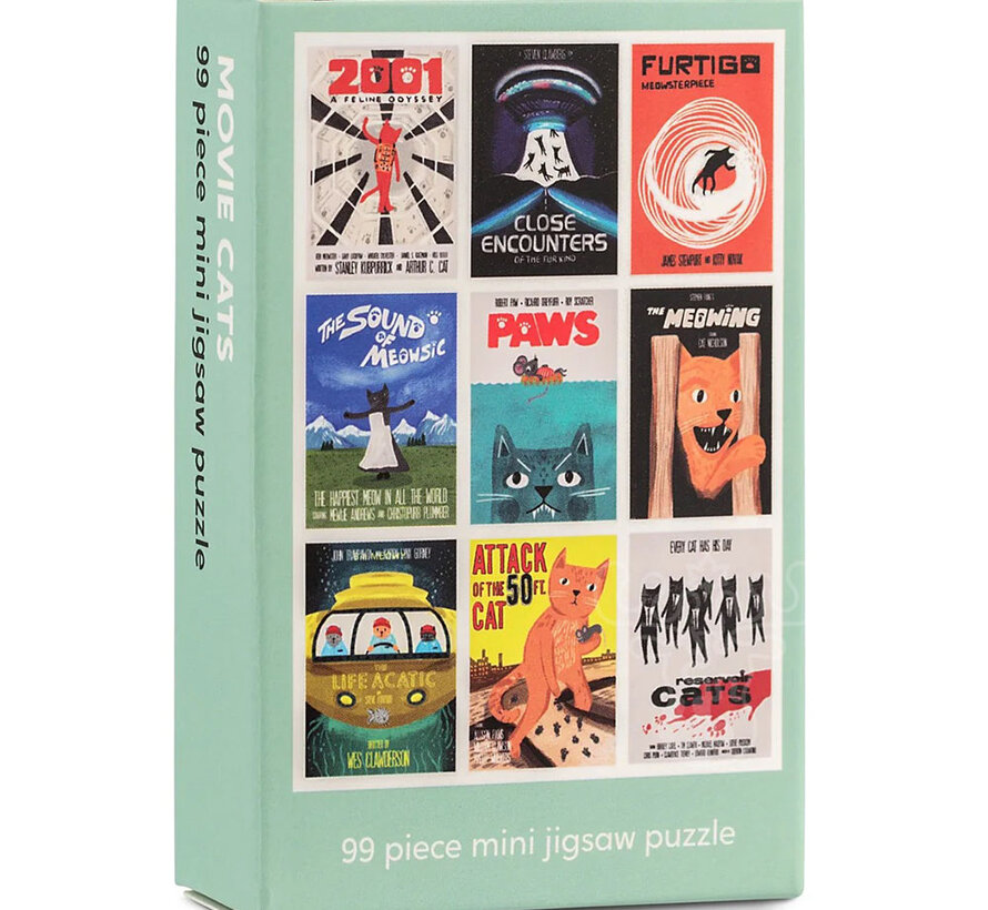 Happily Movie Cats Mini Puzzle 99pcs