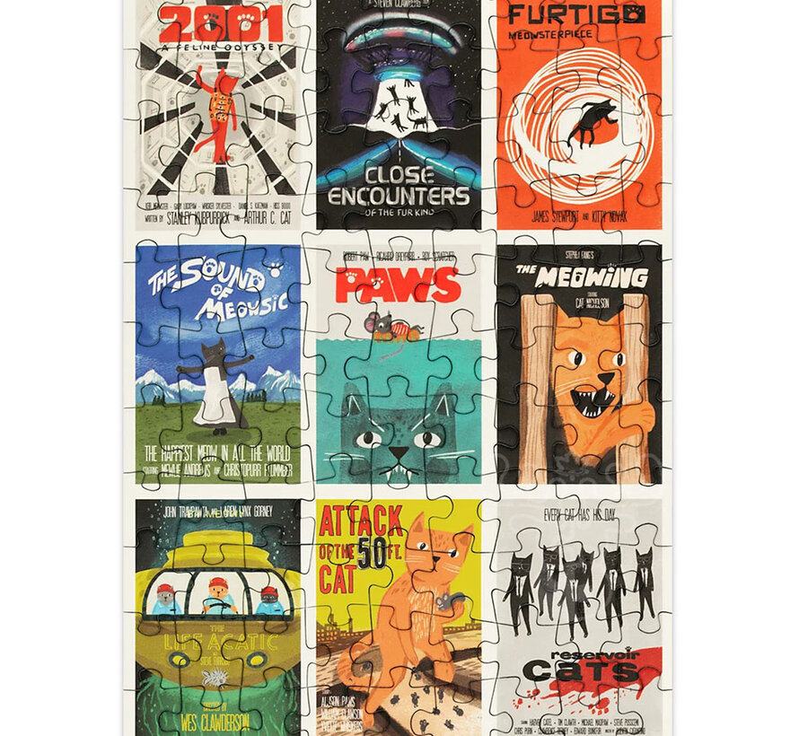 Happily Movie Cats Mini Puzzle 99pcs