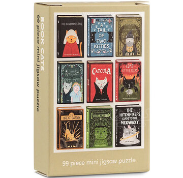 Happily Happily Book Cats Mini Puzzle 99pcs