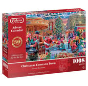 Falcon Falcon Christmas Comes to Town Advent Calendar 2026 Puzzle 24 x 42pcs