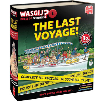 Jumbo Jumbo Wasgij Pieces of Evidence 1: The Last Voyage Puzzle 2 x 500pcs, 1 x 1000pcs