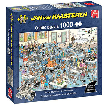 Jumbo Jumbo Jan van Haasteren - The Cat Pageantry Puzzle 1000pcs
