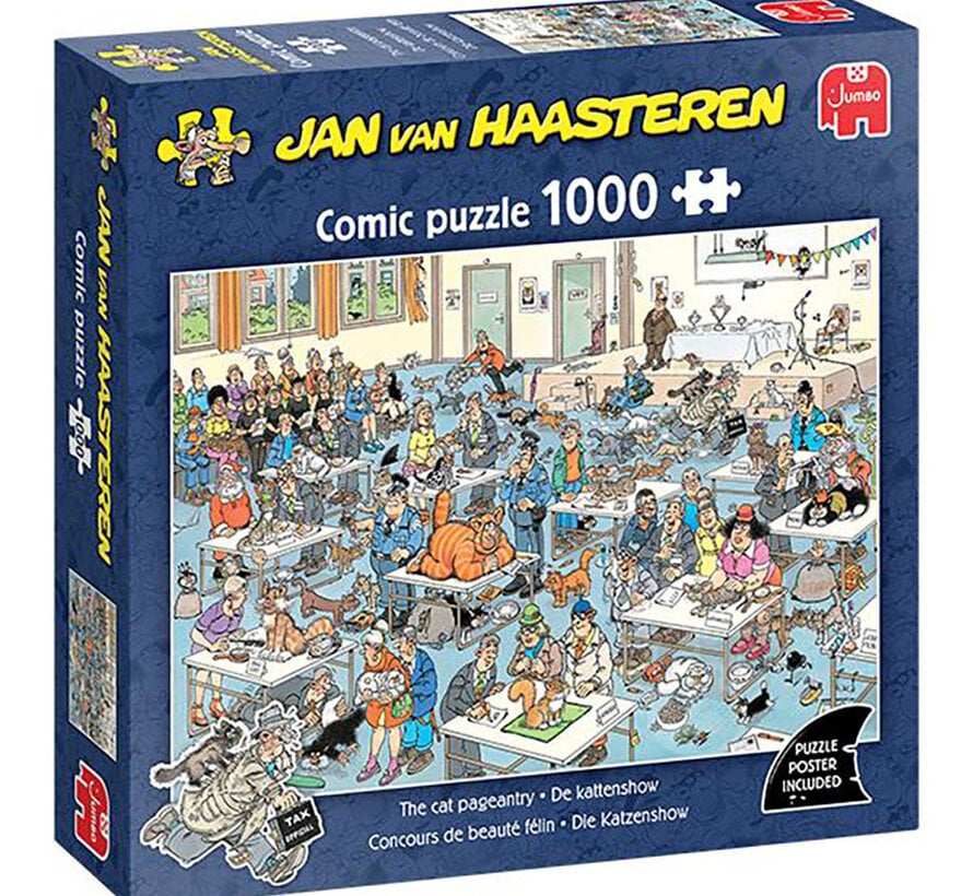 Jumbo Jan van Haasteren - The Cat Pageantry Puzzle 1000pcs