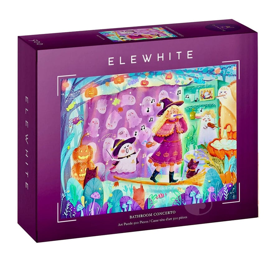 Elewhite Bathroom Concerto Puzzle 500pcs