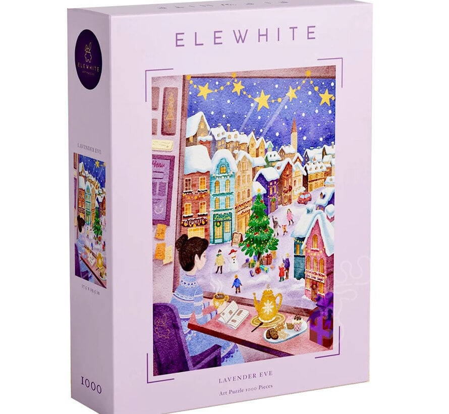 Elewhite Lavender Eve Puzzle 1000pcs