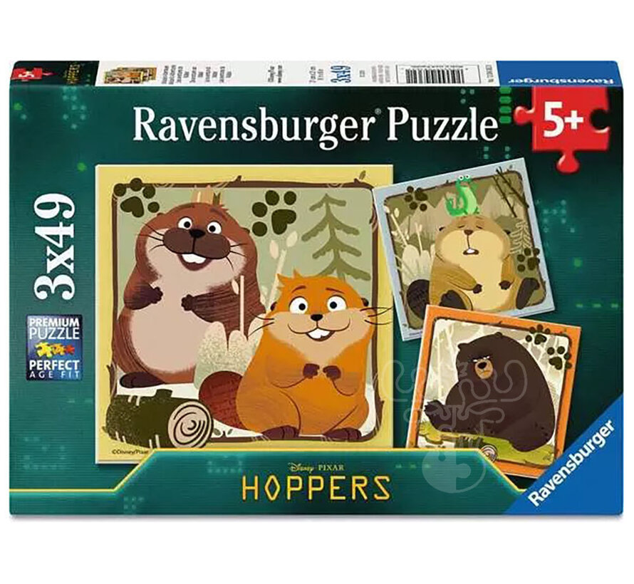 Ravensburger Disney Pixar Hoppers: Mabel's Adventure Puzzle 3 x 49pcs