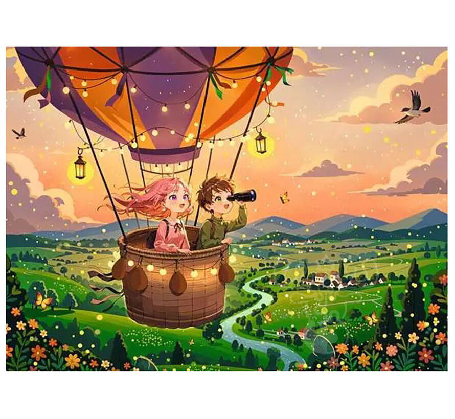 Ravensburger Cozy Sunset Sky Ride Puzzle 300pcs XXL