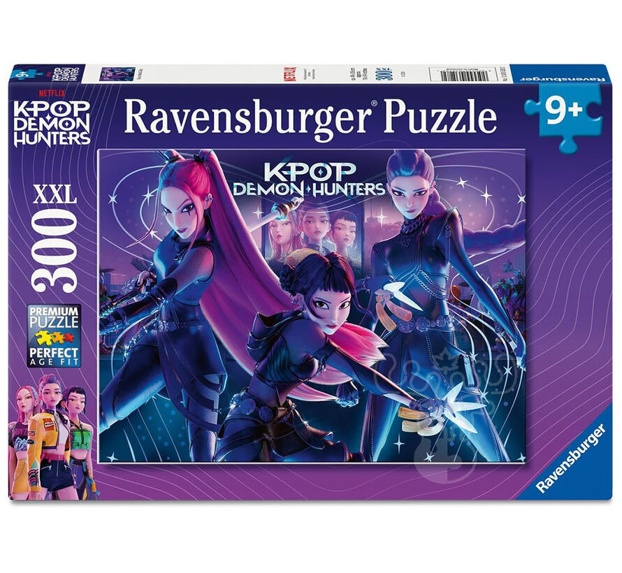 Ravensburger KPop Demon Hunters Rumi, Mira & Zoey Puzzle 300pcs XXL