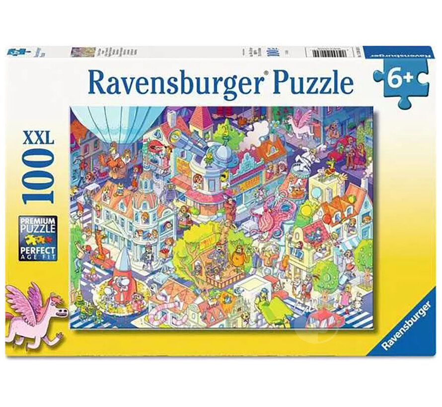 Ravensburger A Day in Chaosville Puzzle 100pcs XXL