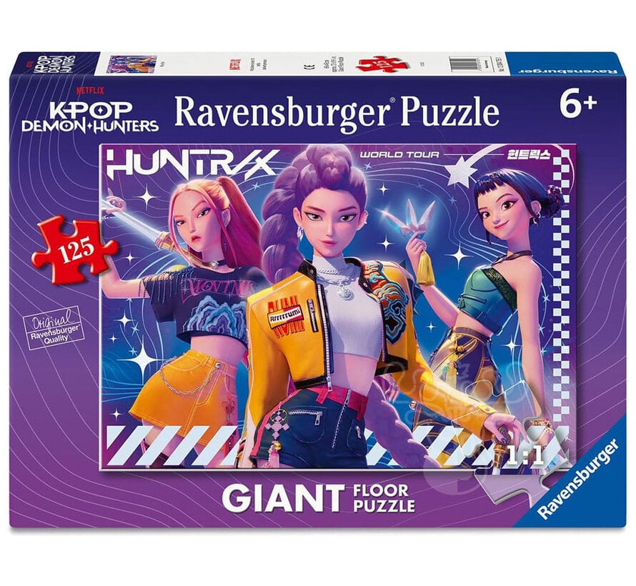 Ravensburger KPop Demon Hunters Giant Floor Puzzle 125pcs
