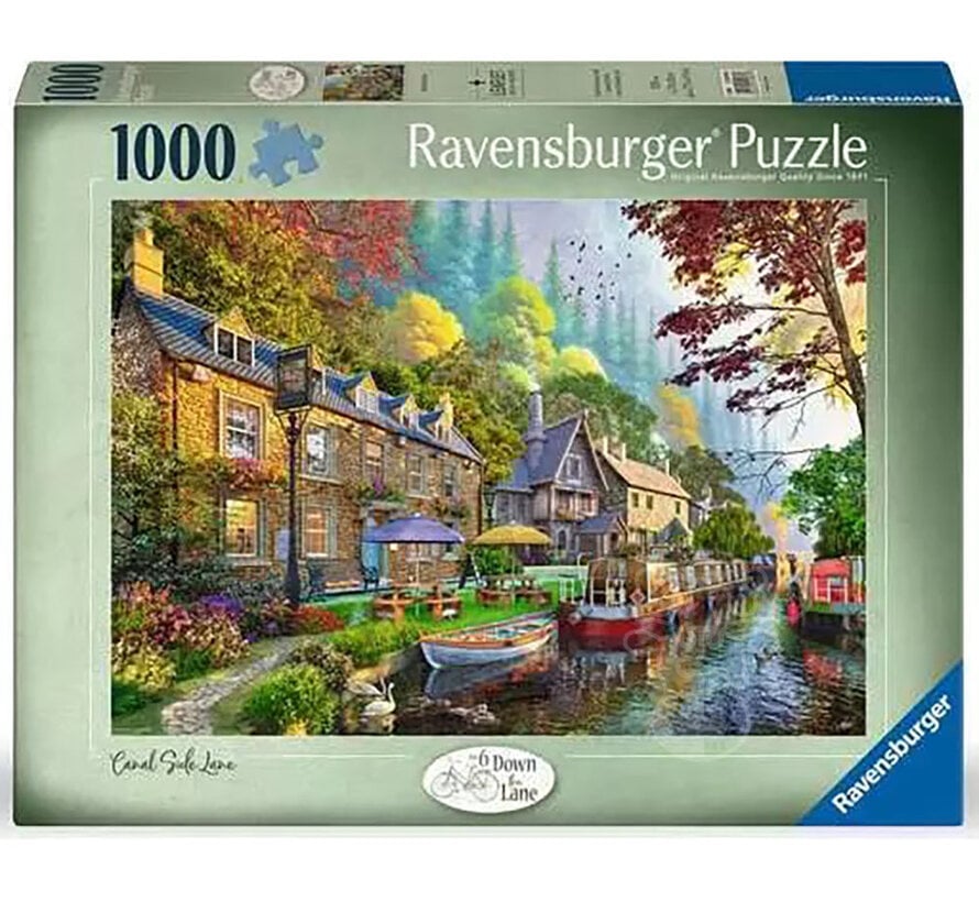 Ravensburger Down Lane #6 Canal Side Puzzle 1000pcs
