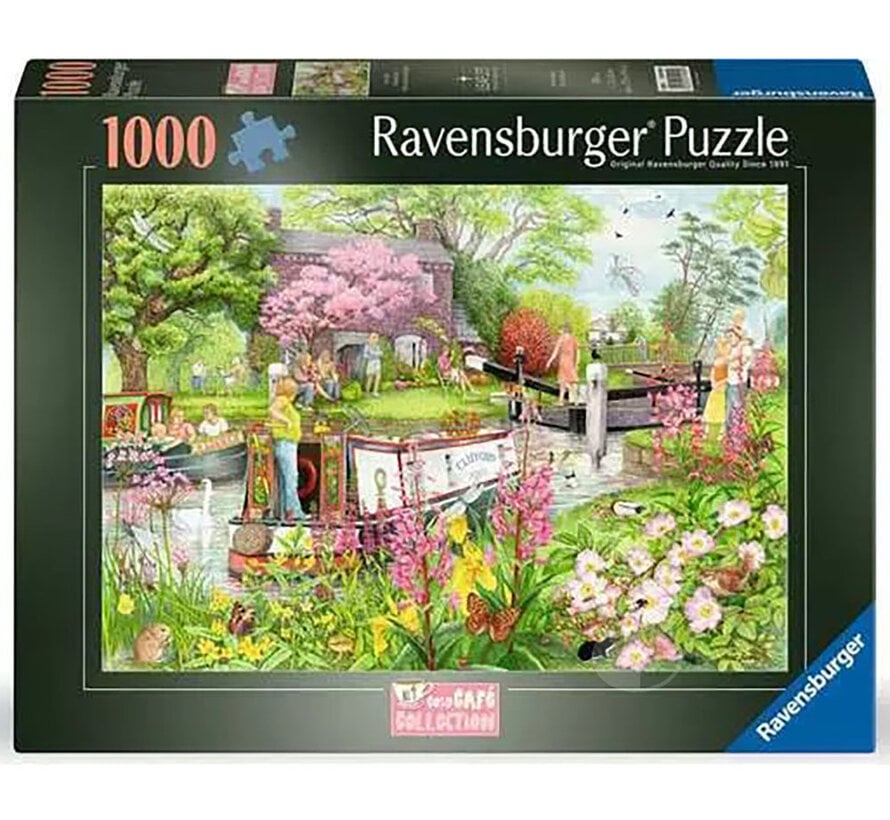 Ravensburger Cosy Cafe #4: River Café Puzzle 1000pcs