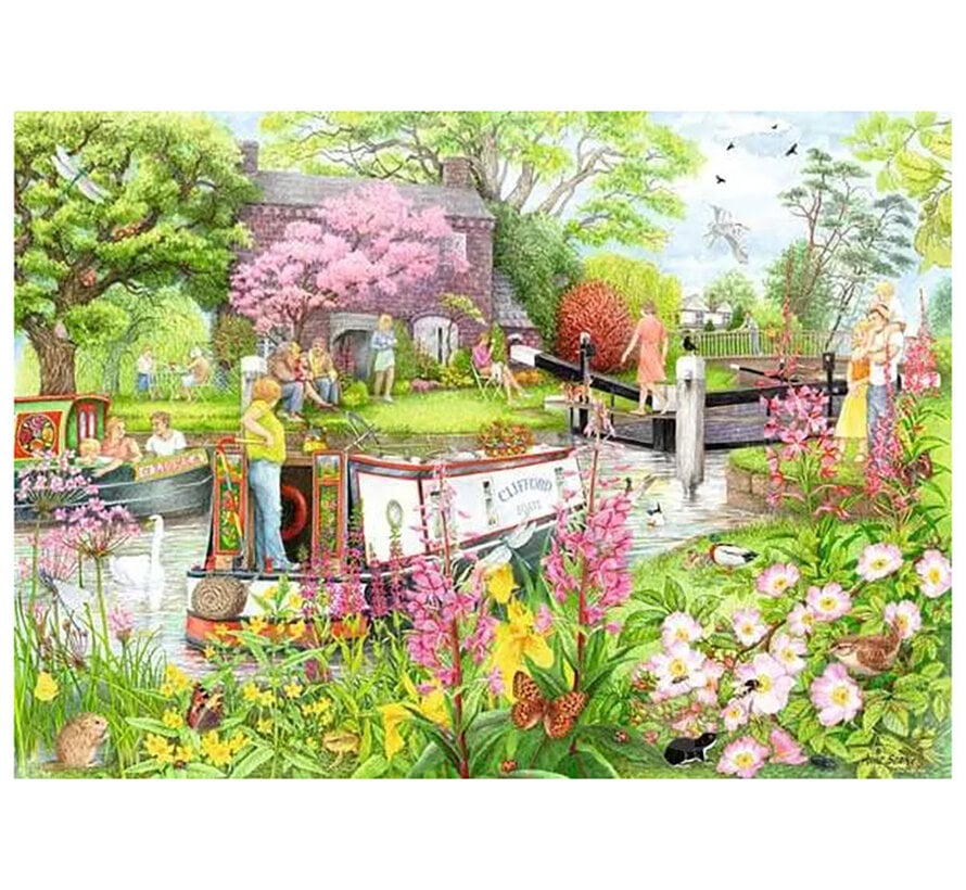 Ravensburger Cosy Cafe #4: River Café Puzzle 1000pcs