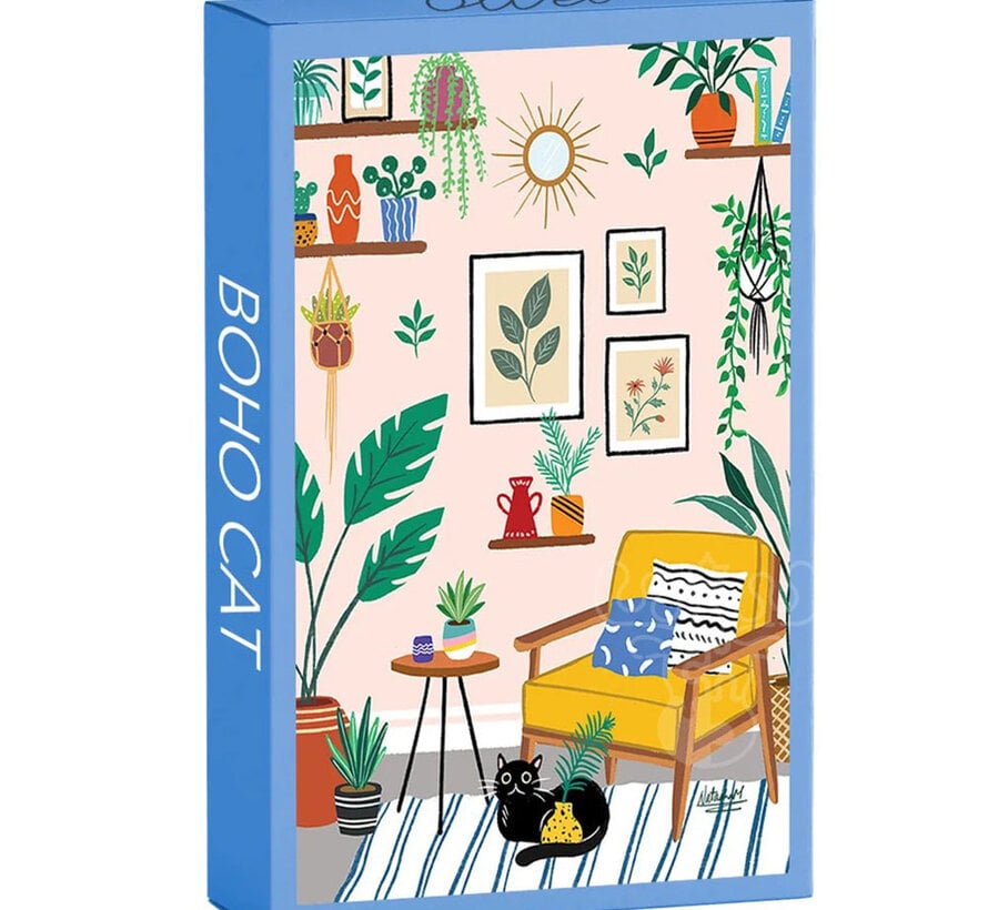 Olleo Boho Cat Mini Puzzle 99pcs