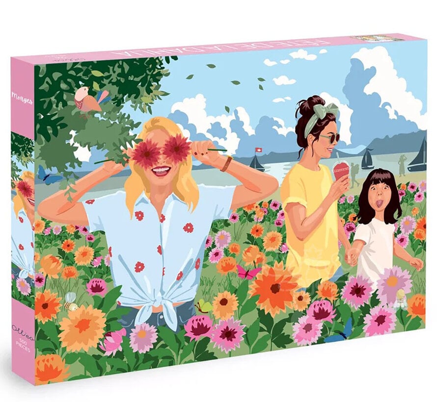 Olleo Fête de la Dahlia Puzzle 500pcs