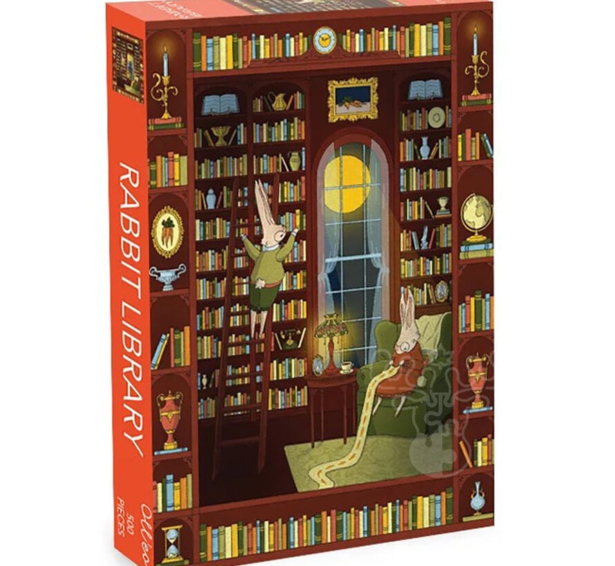 Olleo Rabbit Library Puzzle 500pcs