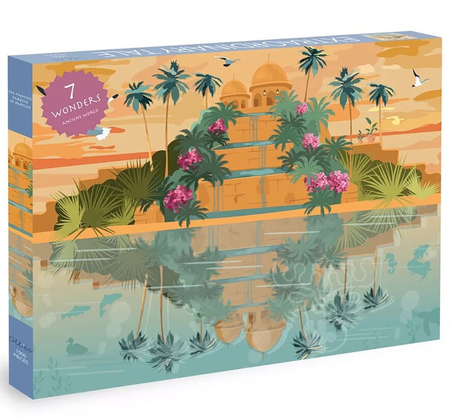Olleo 7 Wonders: Extraordinary Tale, The Hanging Gardens of Babylon Puzzle 1000pcs