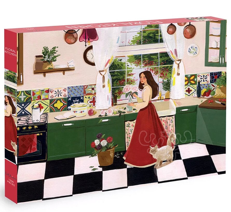 Olleo Floral Kitchen Puzzle 1000pcs