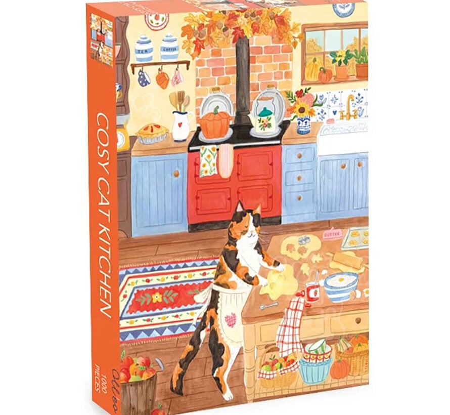 Olleo Cosy Cat Kitchen Puzzle 1000pcs