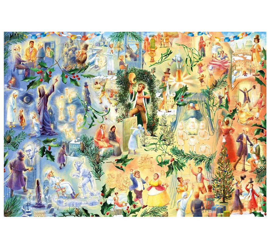 Laurence King The World of A Christmas Carol Puzzle 1000pcs